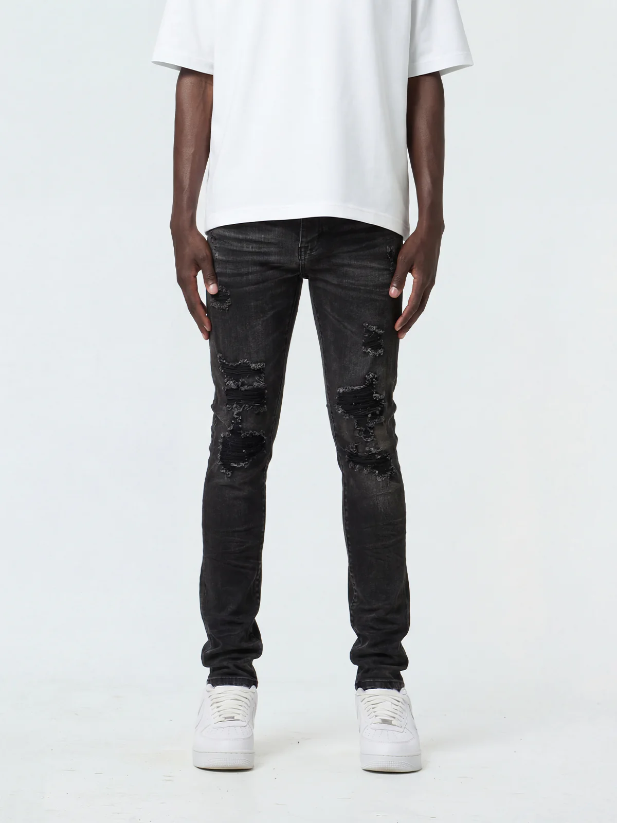 Waimea Men's Basic 5 Pocket Skinny Jeans - Image 5