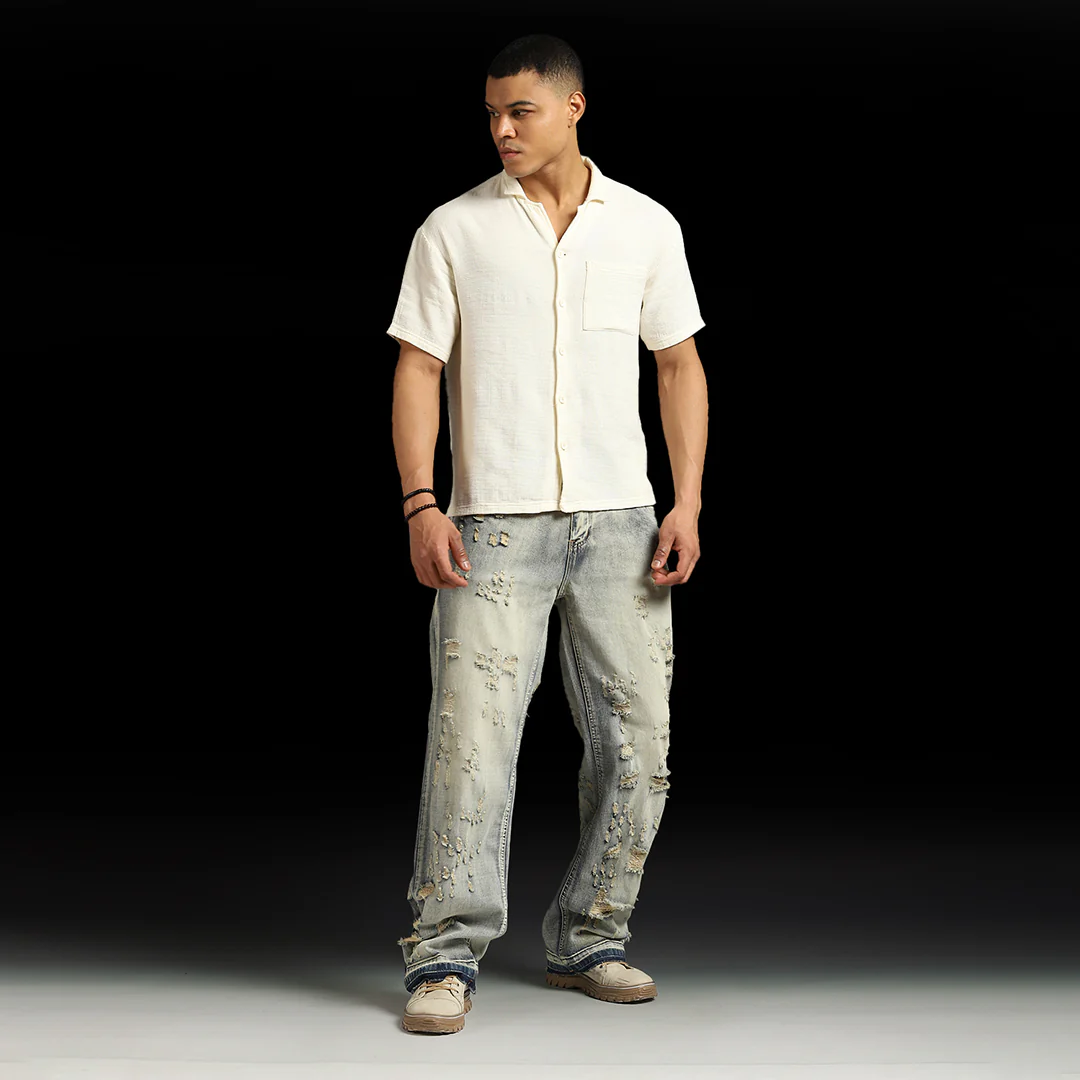 W by Waimea Men's Baggy Fit Jeans - Image 4