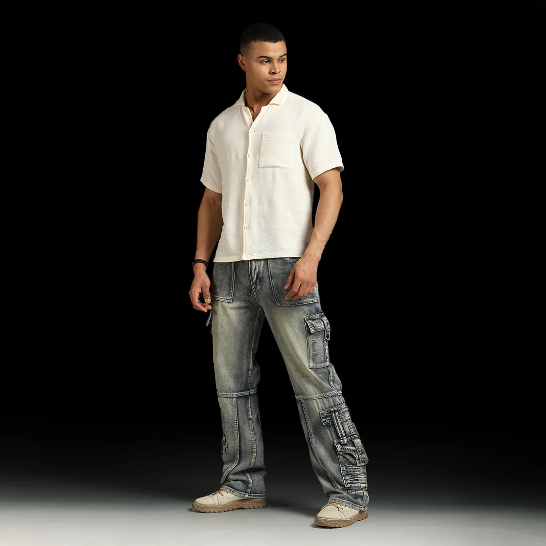 W by Waimea Men's Baggy Fit Jeans - Image 4