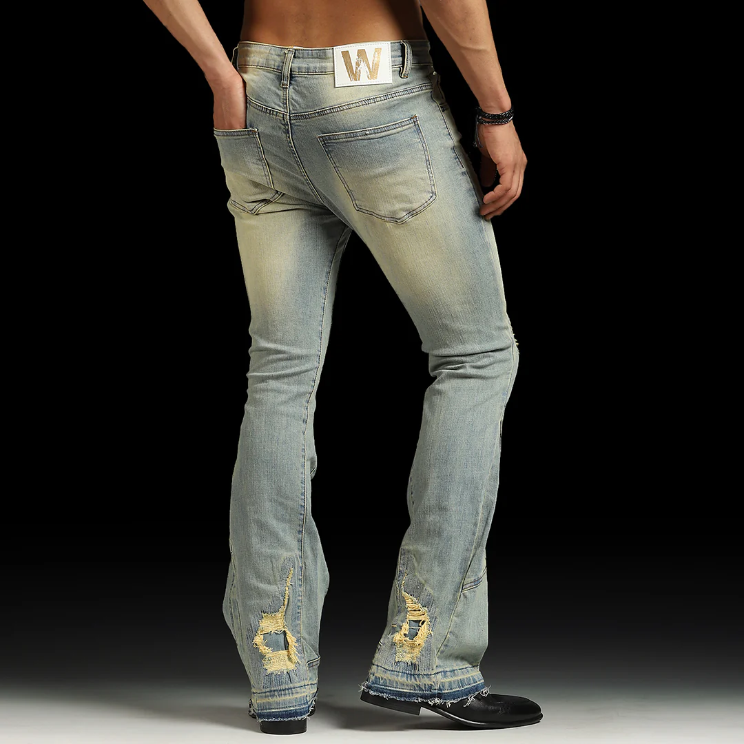 W by Waimea Men's Flare Fit Jeans - Image 5