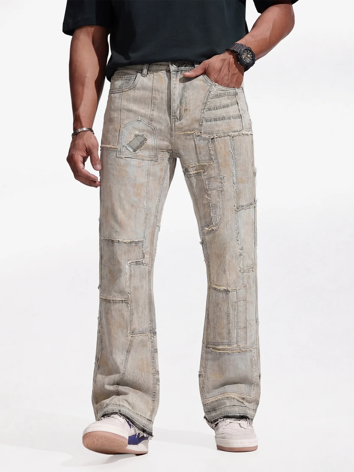 W By Waimea Men's Flare Fit Jeans - Image 7
