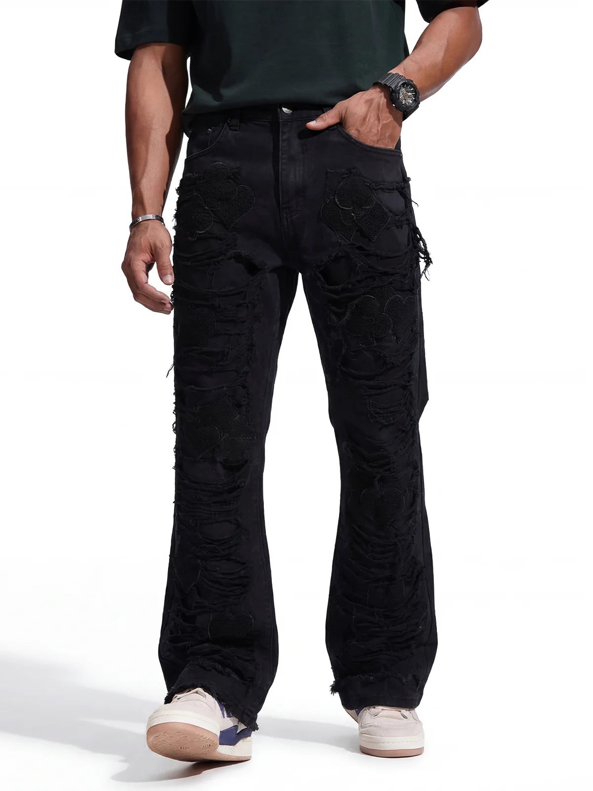 W by Waimea Men's Flare Fit Jeans - Image 5