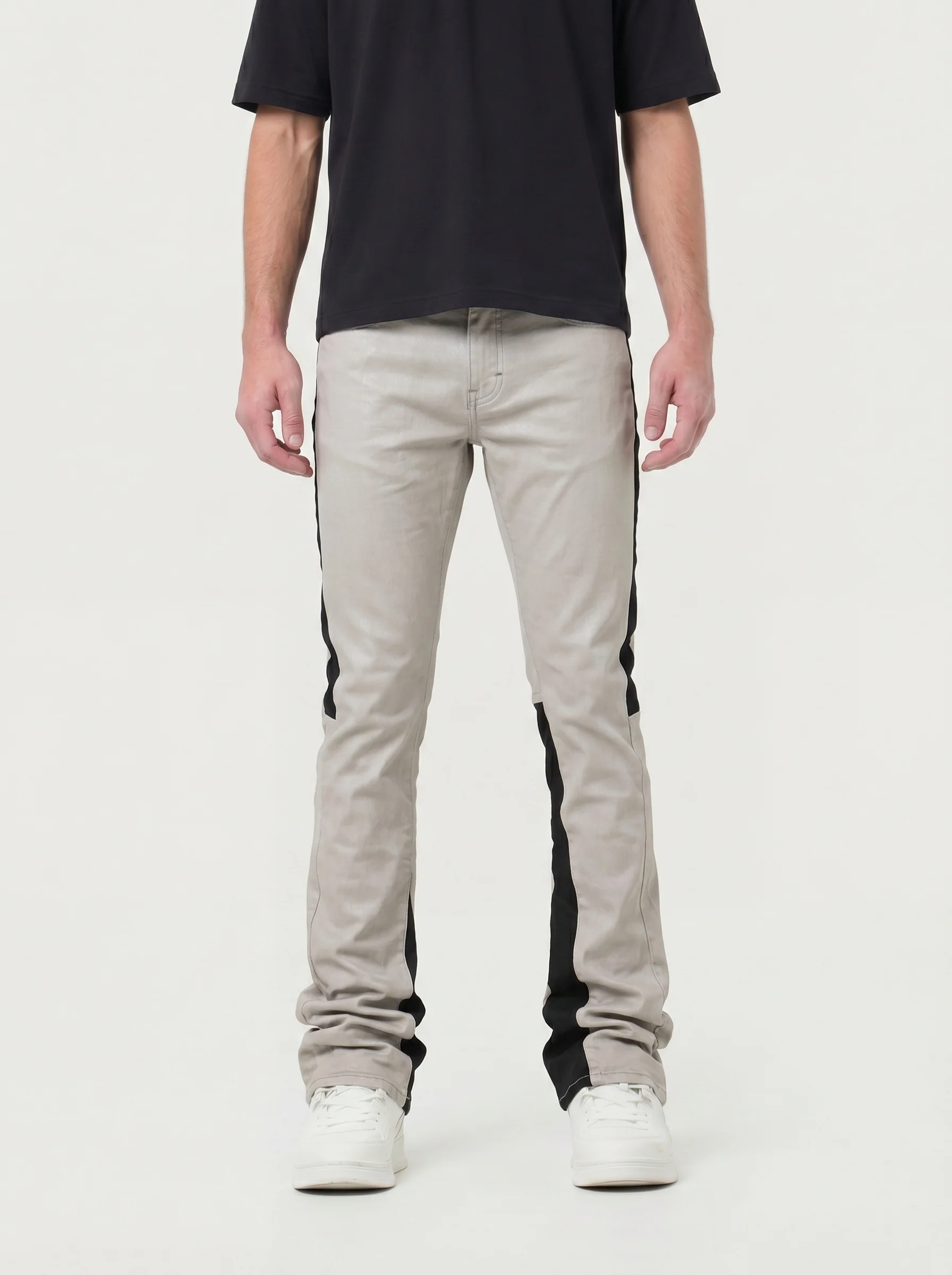 Waimea Men's Stacked PU Coated Jeans - Image 3