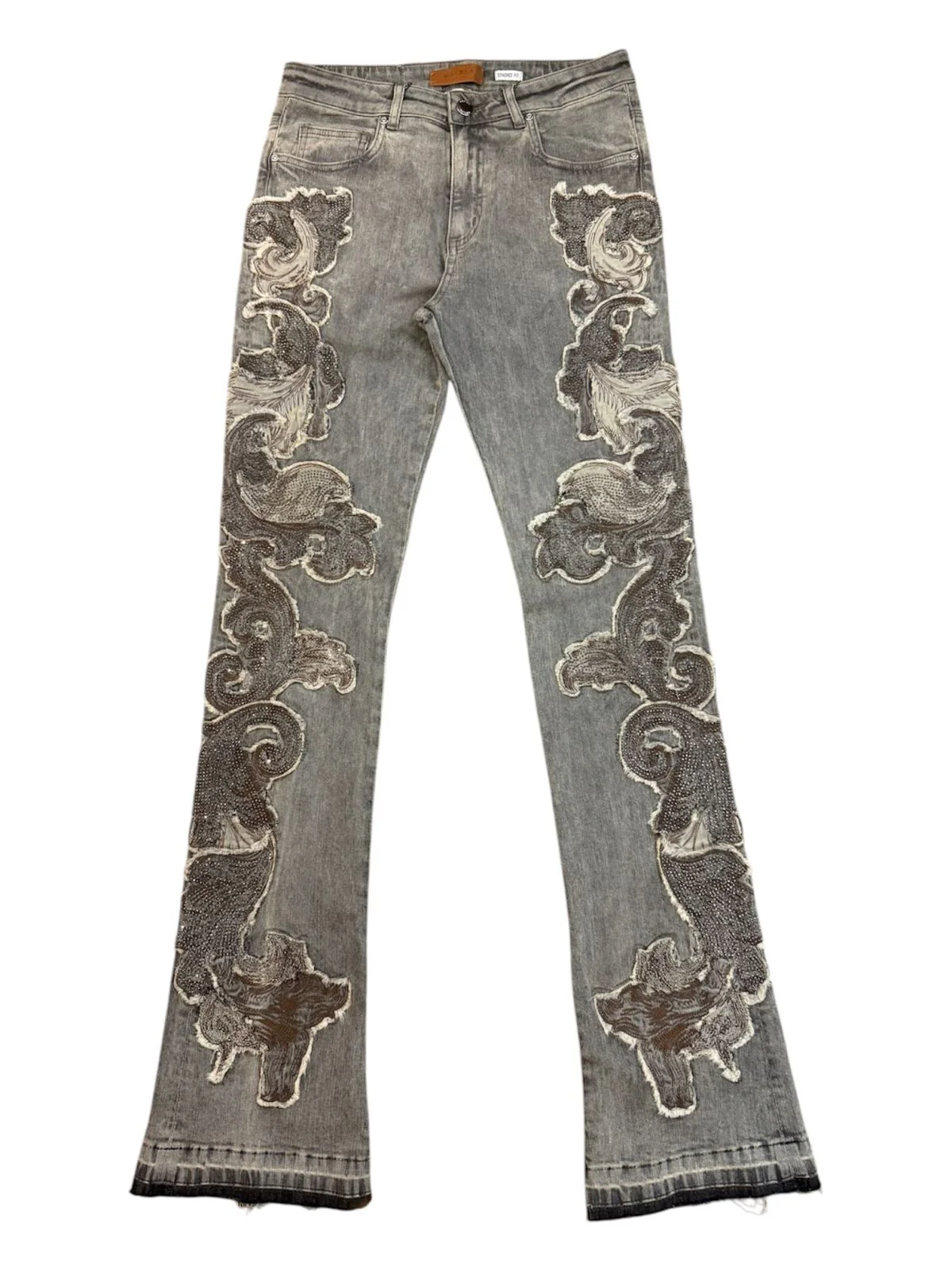 Waimea Men’s Stacked Jeans w/ Raw Baroque Panels - Image 10