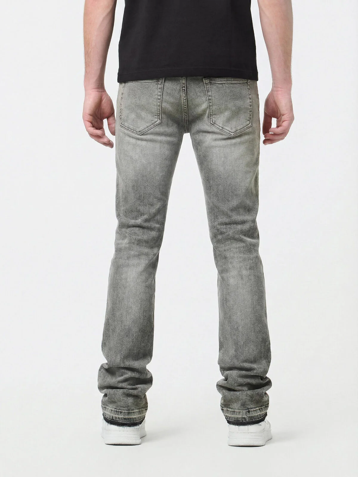 Waimea Men’s Stacked Jeans w/ Raw Baroque Panels - Image 7