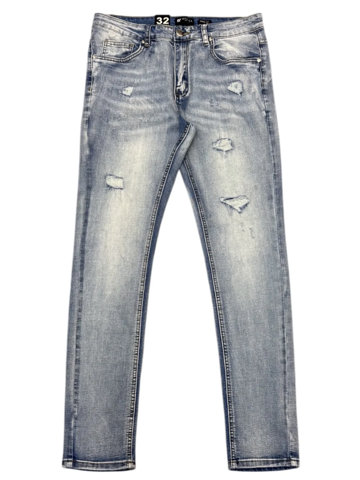 Waimea Men's Skinny Jeans with Minimal Rips - Image 4
