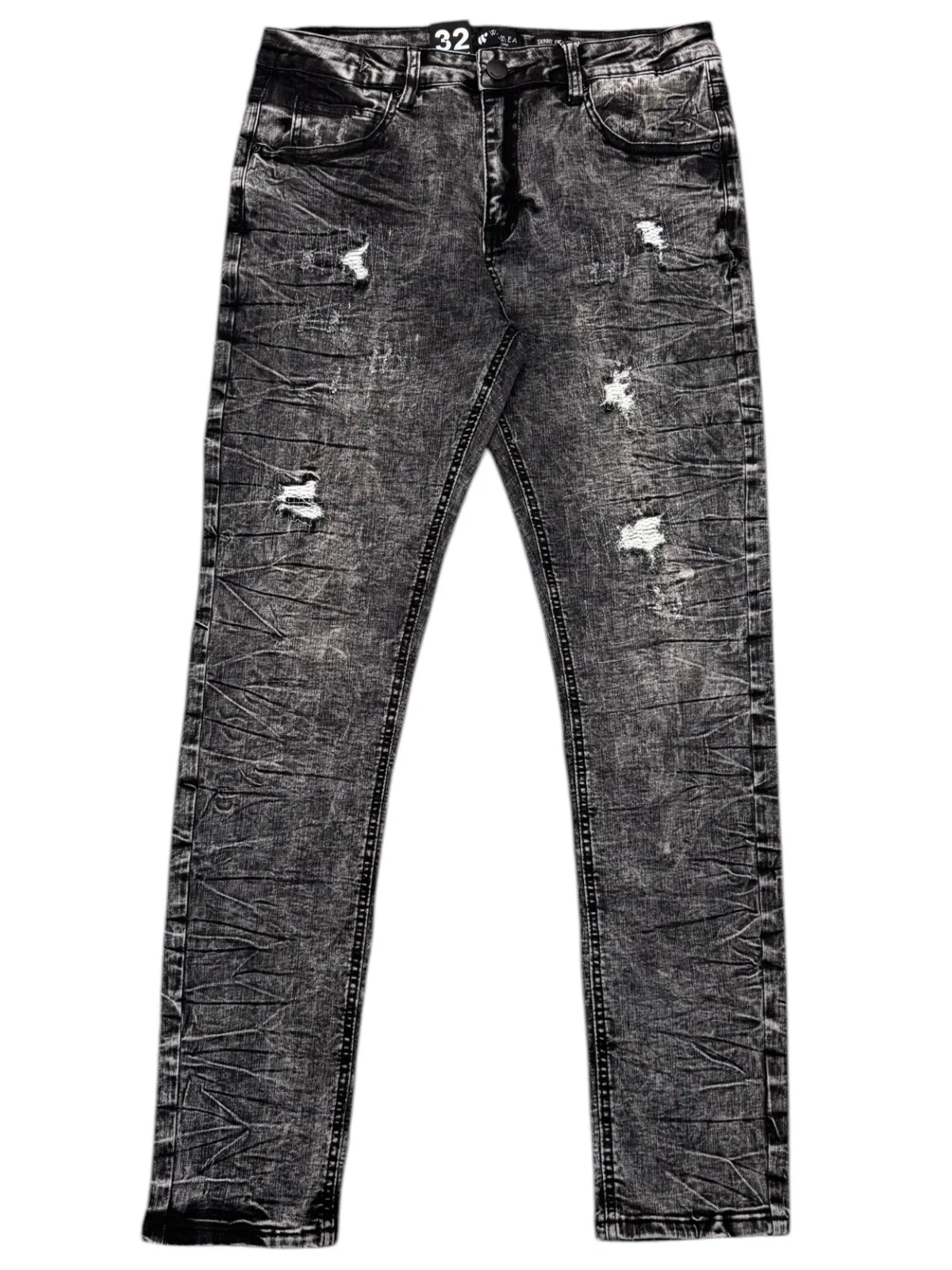 Waimea Men's Skinny Jeans with Minimal Rips - Image 6